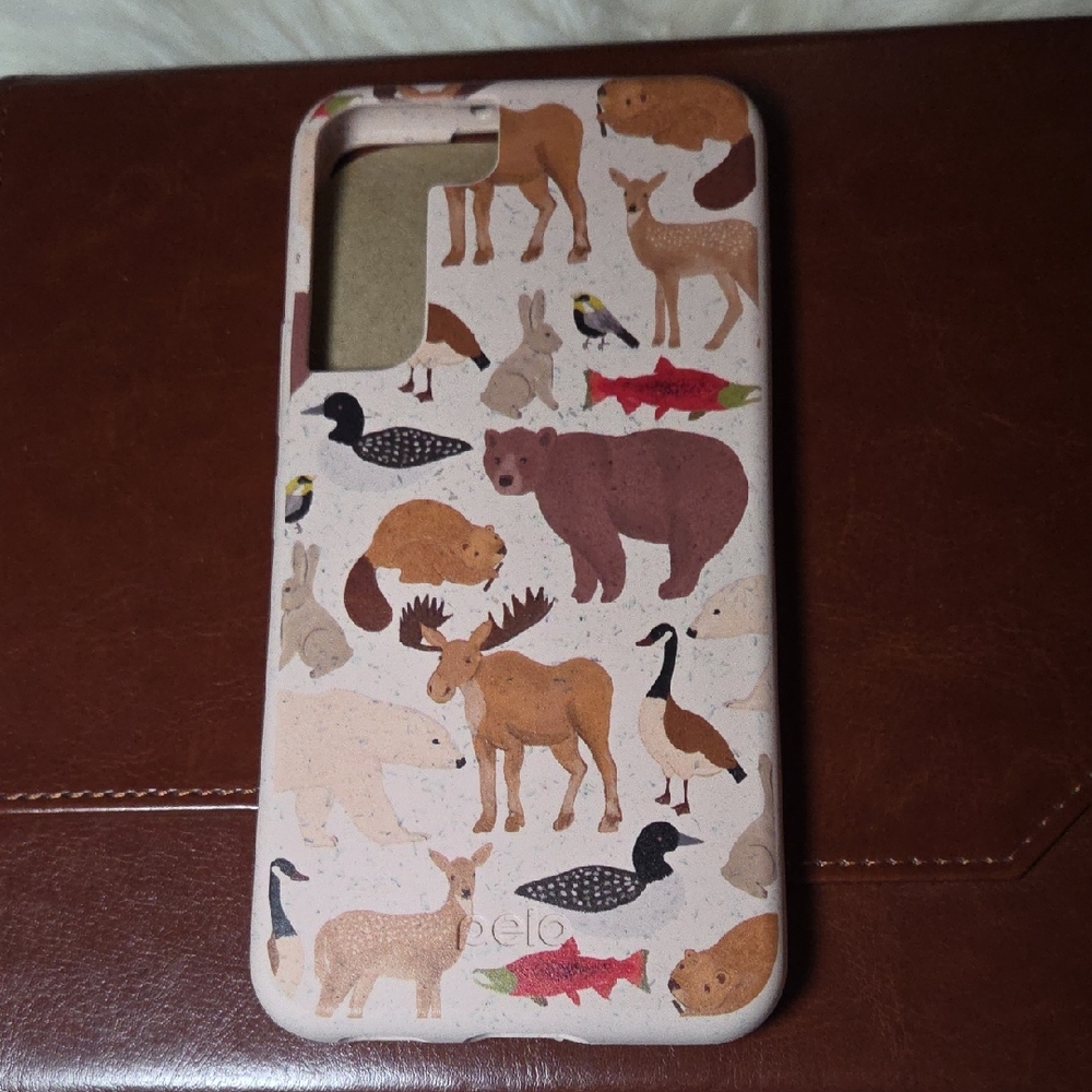 Pela Cell Phone Case Samsung S.22 - Canadian Wildlife EcoFriendly Made In Canada